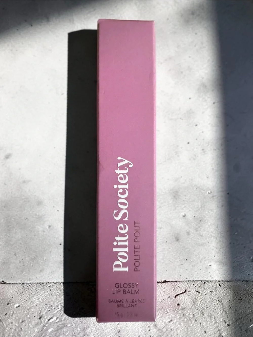 Polite Society Glossy Lip Balm - Bumbleberry NIB
